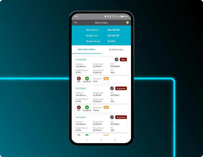 Mobile Accessibility and Field Management