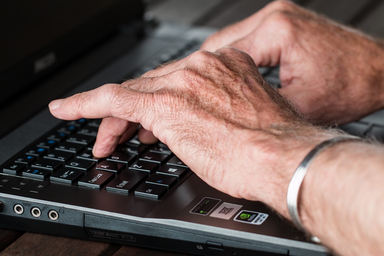 Typing on a computer