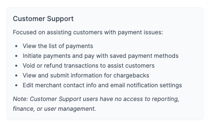 Customer Support