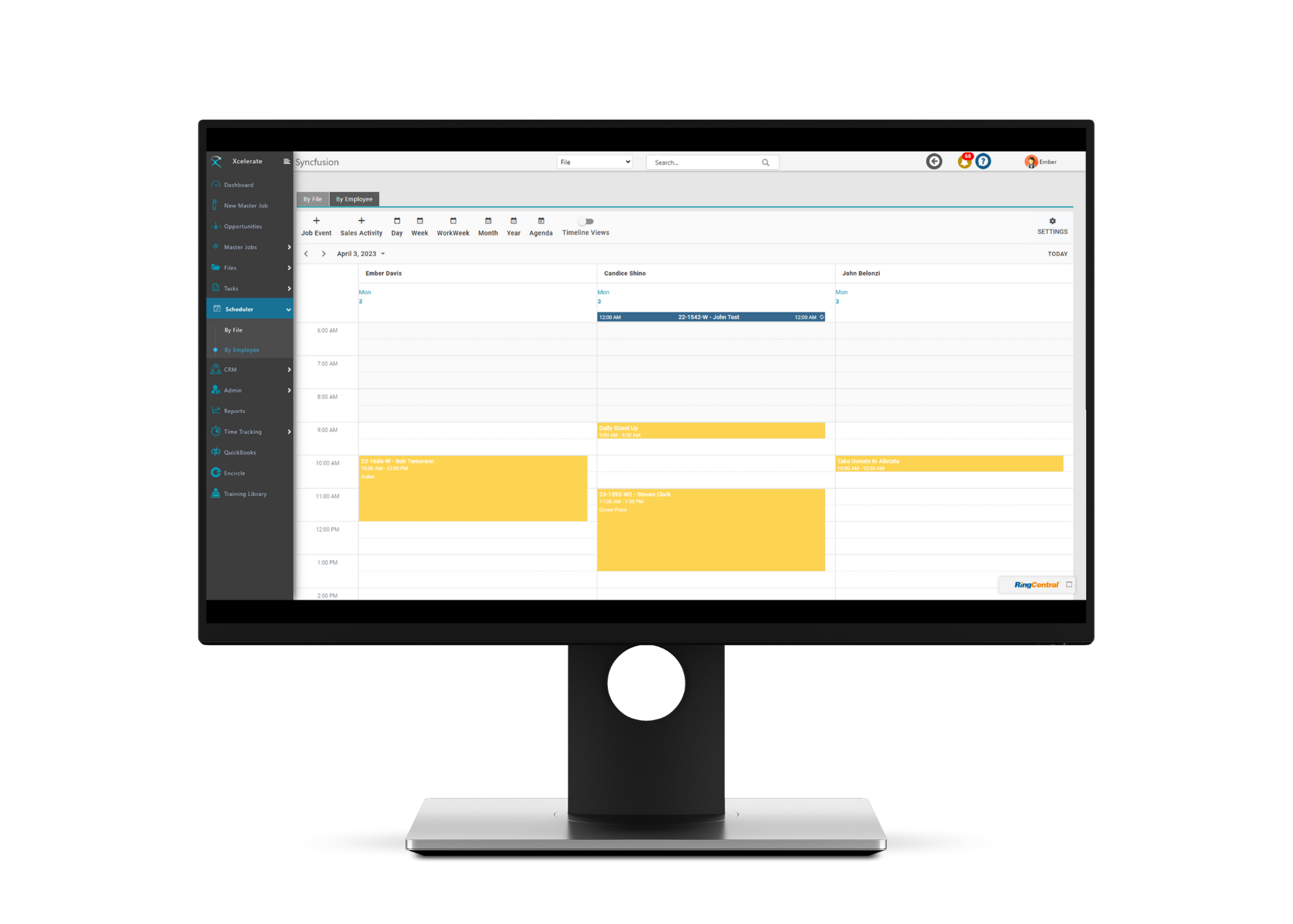 Xcelerate Mockups - Scheduler Xcelerate Mockups - Scheduler