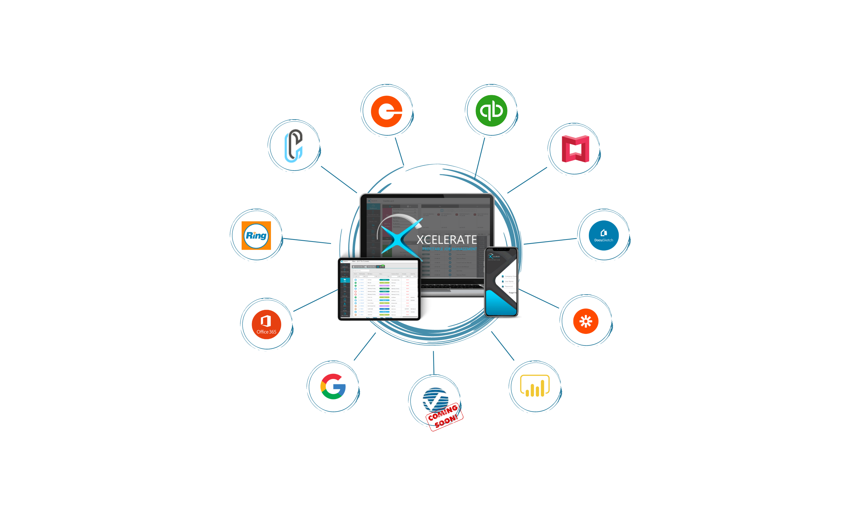 Xcelerate - Integrations Graphic - Coming Soon